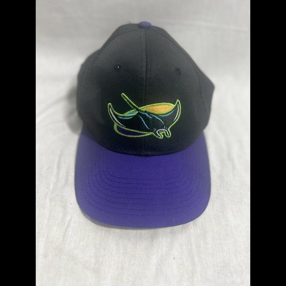 Vintage 1990s Drew Pearson Tampa Bay Devil Rays Snapback Hat